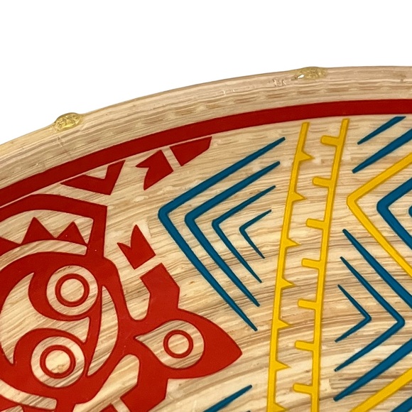 Disney Adventureland Enchanted Tiki 9" Bamboo Plate Menehune Parks Exclusive - Picture 6 of 8